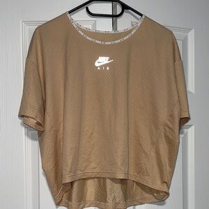 Nike air Women's Short Sleeve Tan Tee